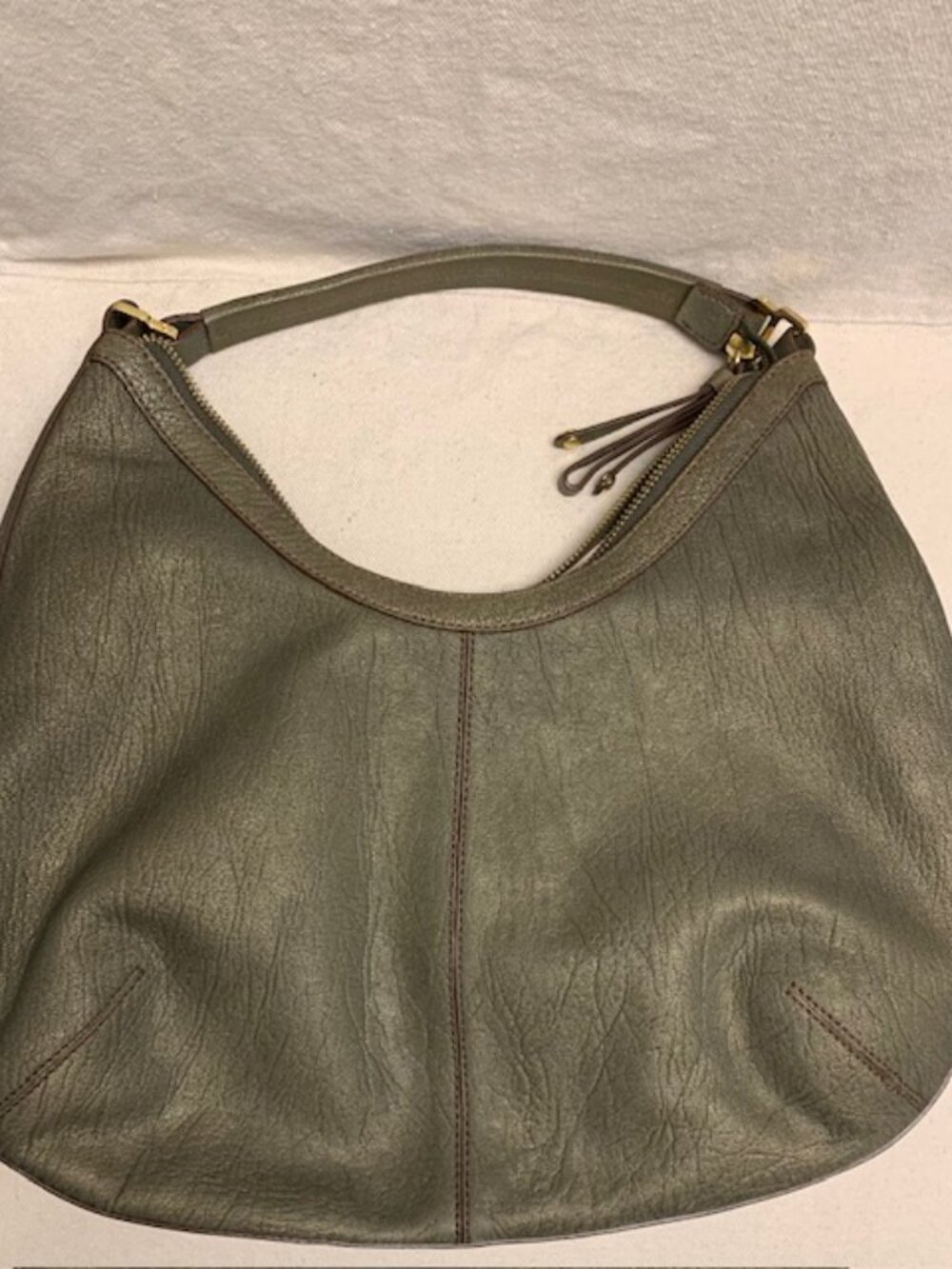 Cole Haan Olive Green Hobo Bag Purse Y2K - Picture 10 of 12
